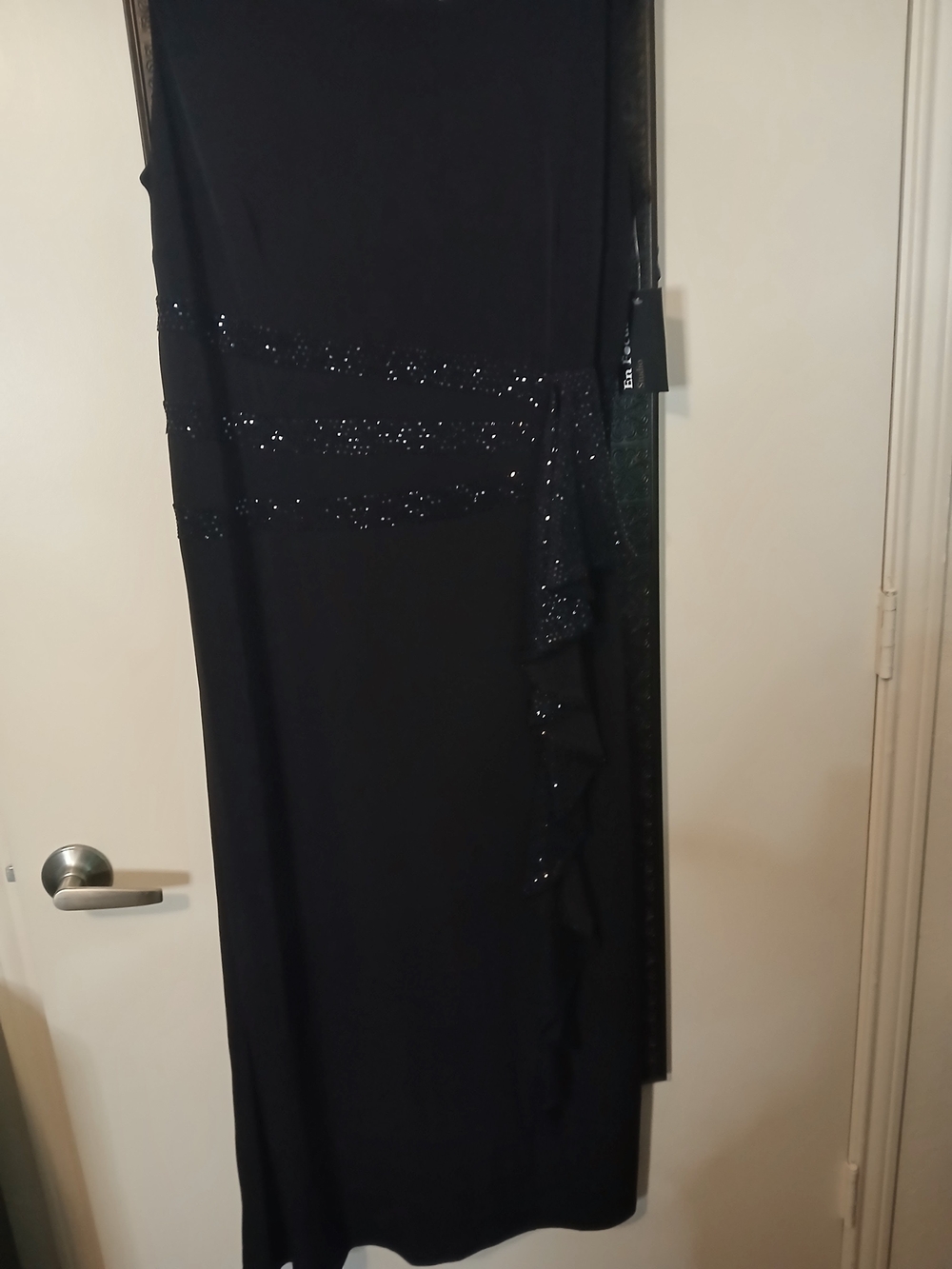 Enfocus Studios Black Women's Maxi Sleeveless Dress